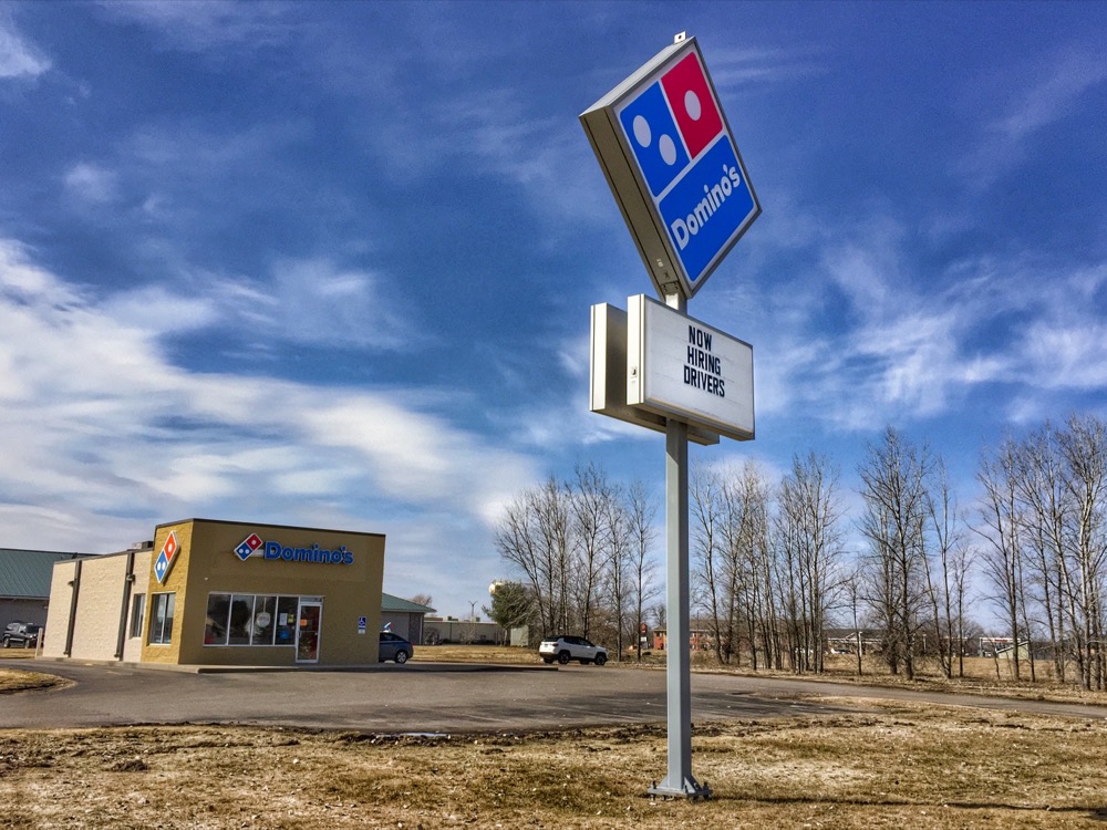 Domino's Pizza site at 300 E Green St